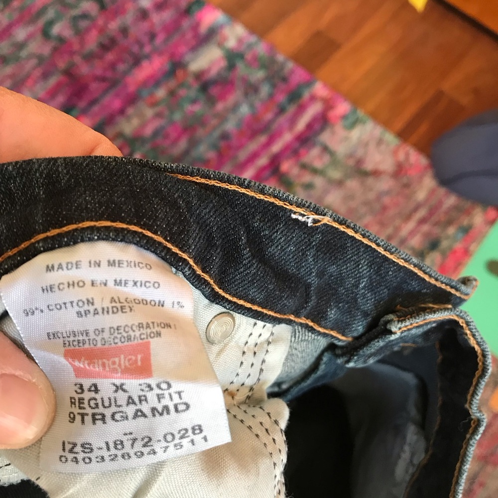 Wrangler mens Blue Jeans